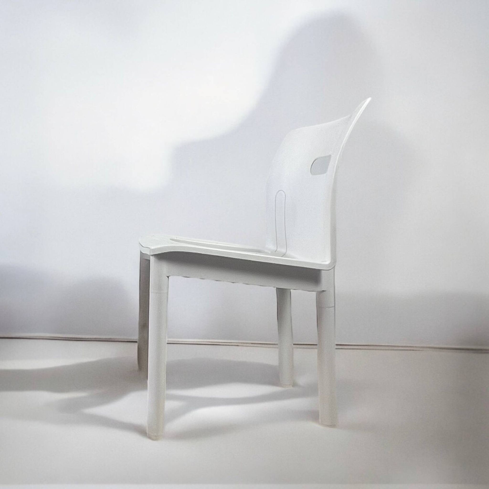Vintage Dining Chair 4870 by Anna Castelli Ferrieri for Kartell, 1980s