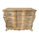 Commode arbalete baroque patinée
