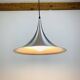 Suspension tulipe scandinave acier brossé space age