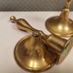 A set of classic Danish brass candle holders. Estimated 1960s.