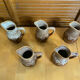 Series 5 Jug Barrel Shape REVOL Flamed Ceramic 1/4 Litre Vintage