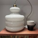 Seventies white opaline suspension