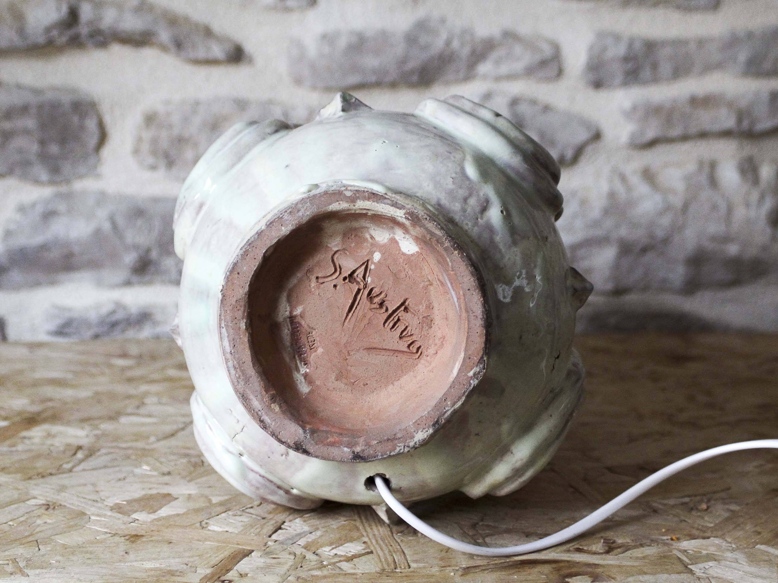 Jean Austruy ceramic lamp base