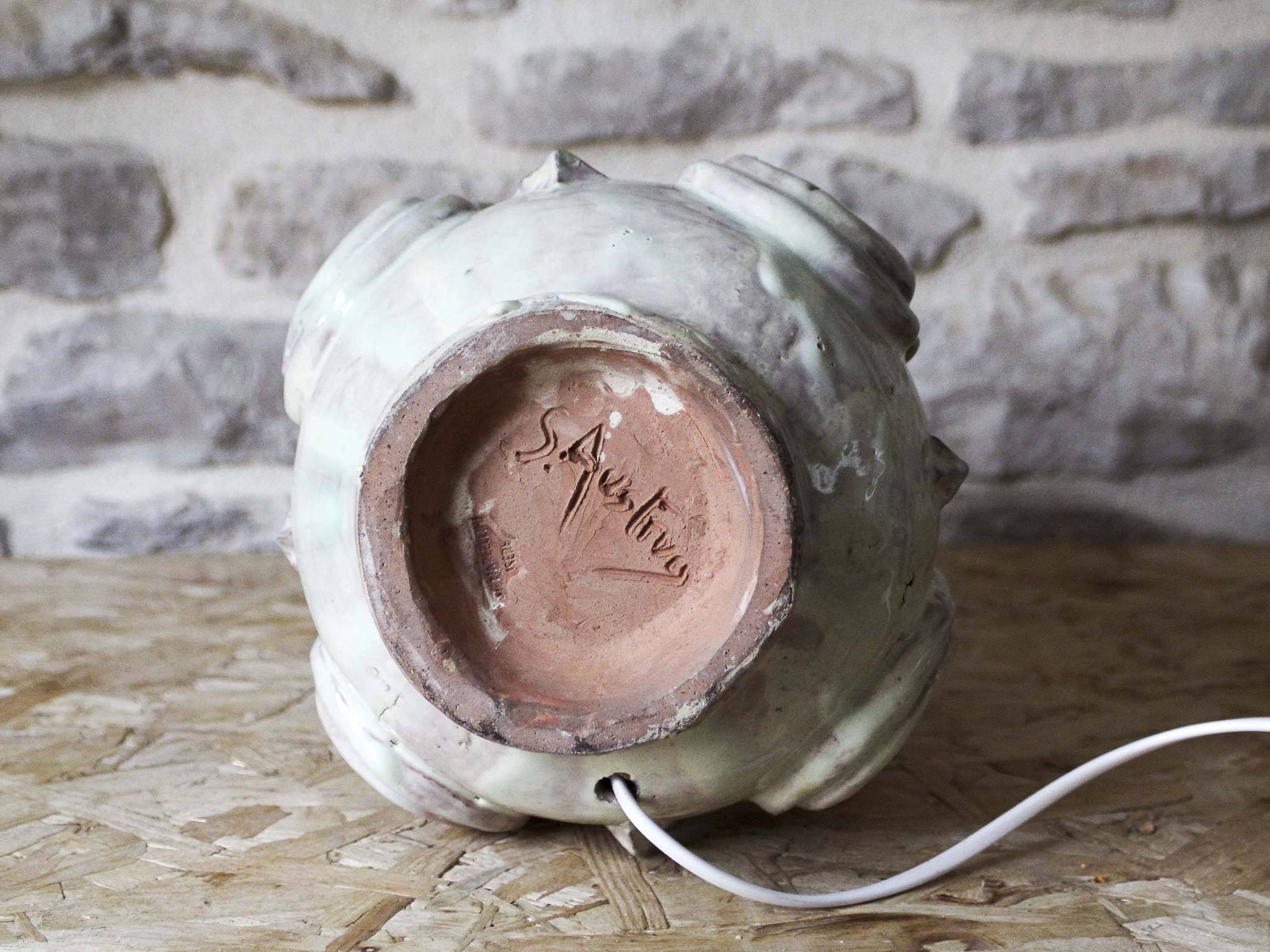 Jean Austruy ceramic lamp base