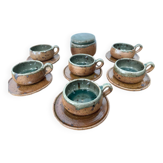 Stoneware coffee service