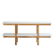 Enfilade Rinku oak and white recycled plastic