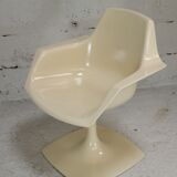Armchair by Orlowski, resin, France, cira 1970, Stamp.