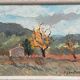 Original Swedish Oil on Panel – "Trees" by H. Jonstad – Signed – Vintage and Framed – 23.5 × 20.5 cm (9.2 × 8 in)
