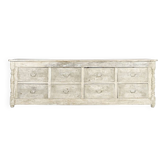 Large buffet in old patinated teak