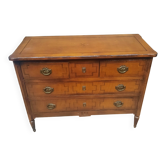 Commode de style Louis XVI à trois tirroirs