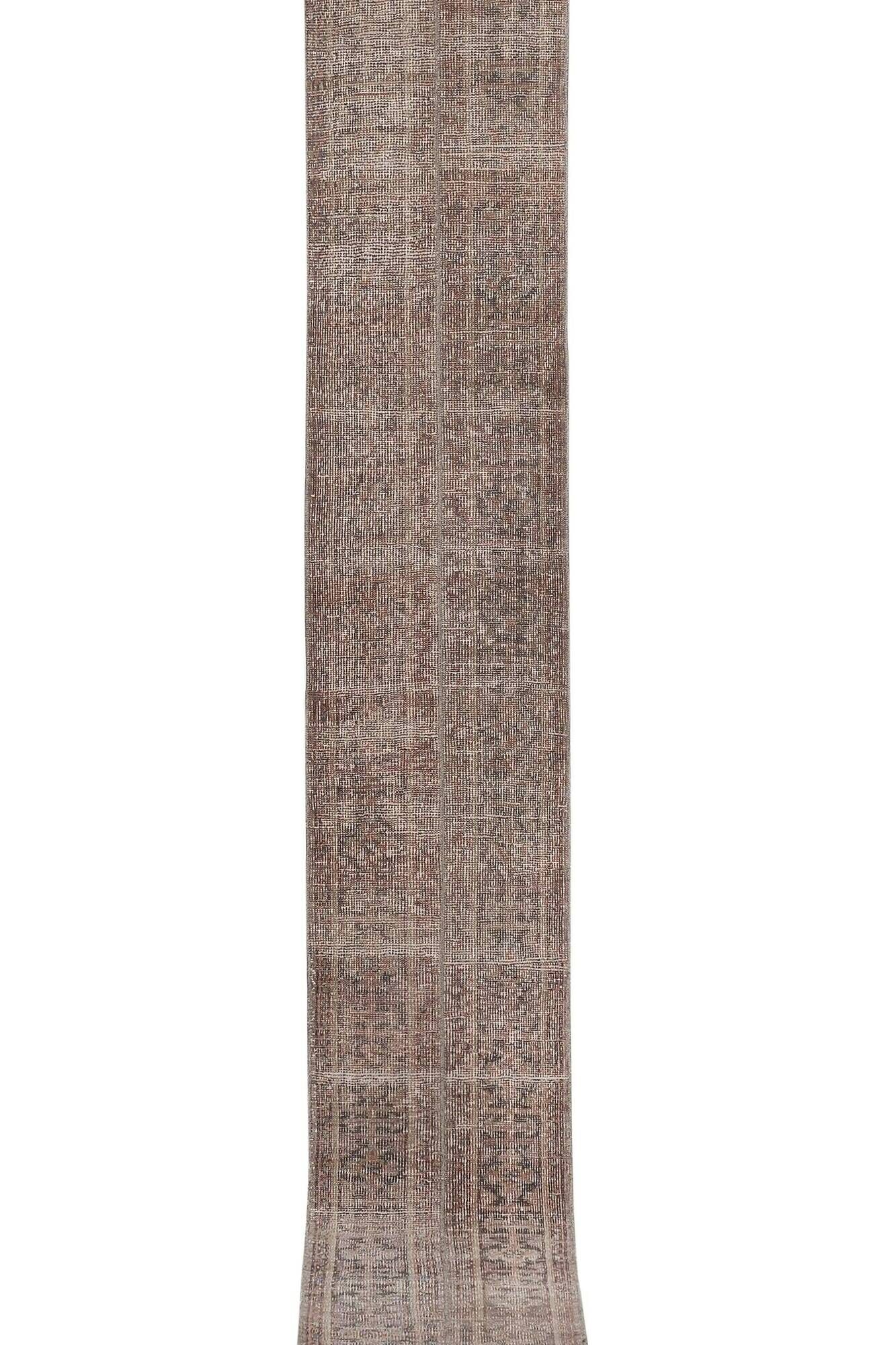 Vintage Turkish hallway rug 55x373 cm