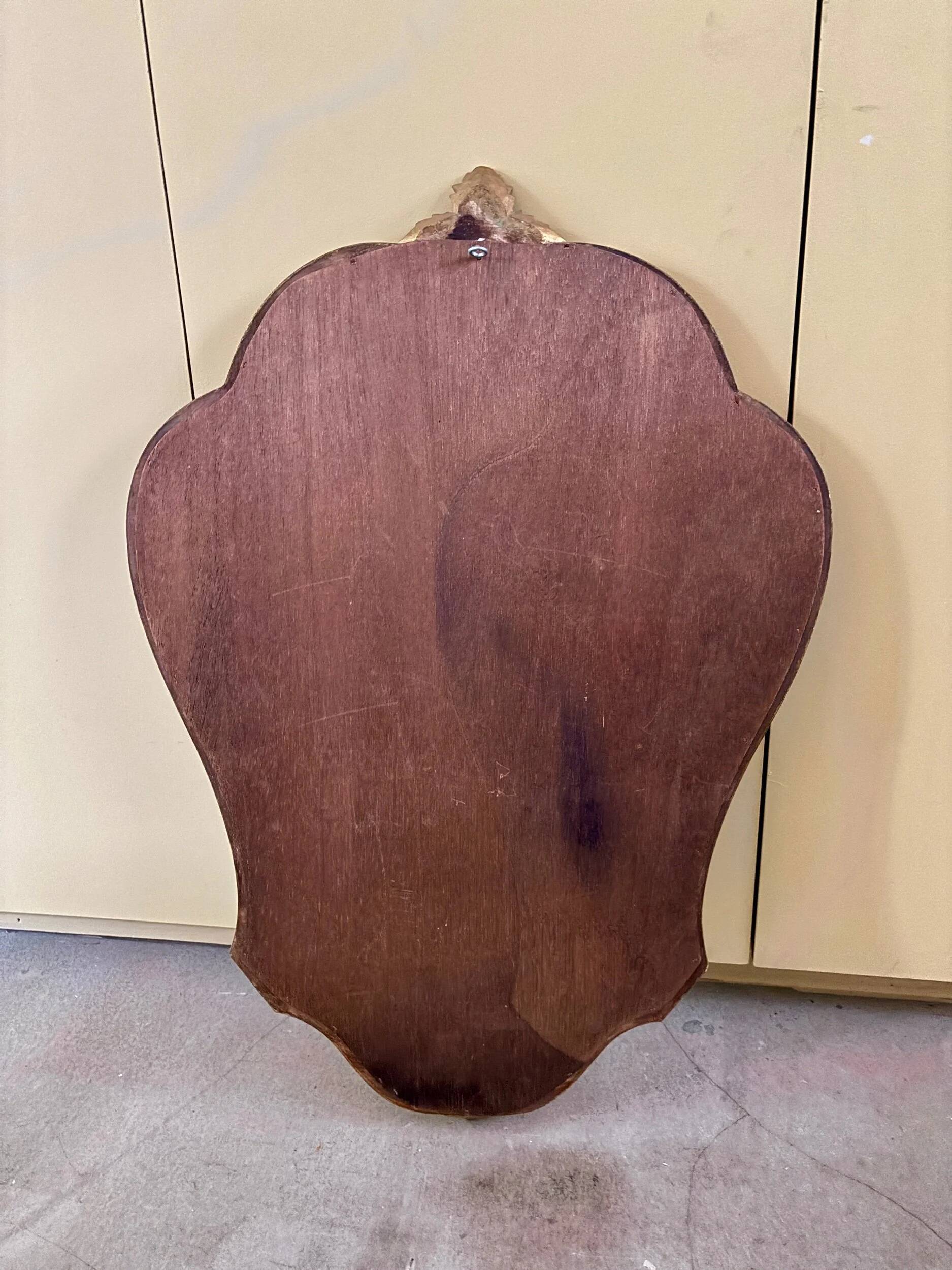 Classic gilded wooden mirror 80 x 56.5 cm