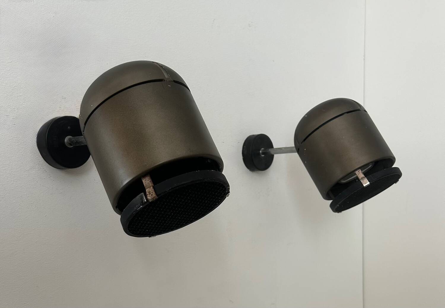 Pair of adjustable wall lights, metal by Staff Leuchten, Germany 1970