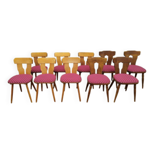 Lot de 10 chaises de