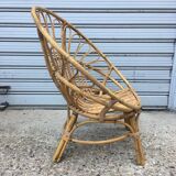 Peacock rattan chair