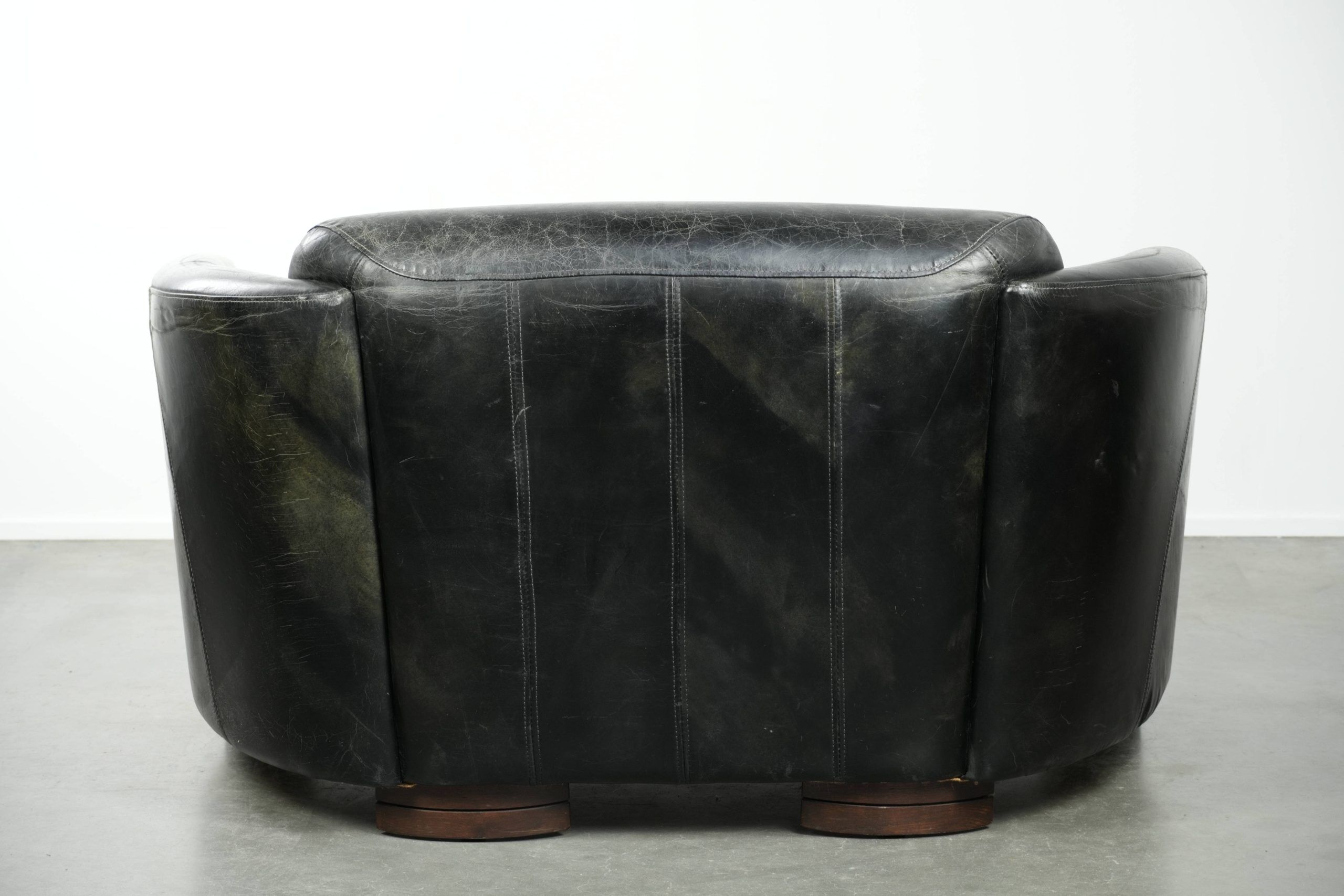 Amazing and unique cowhide aviator design bench, 2-seater
