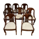 8 solid mahogany chairs