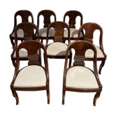 8 solid mahogany chairs