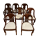 8 solid mahogany chairs