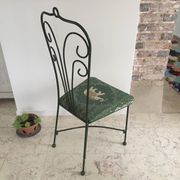 Vintage Wrought Iron Garden Chair