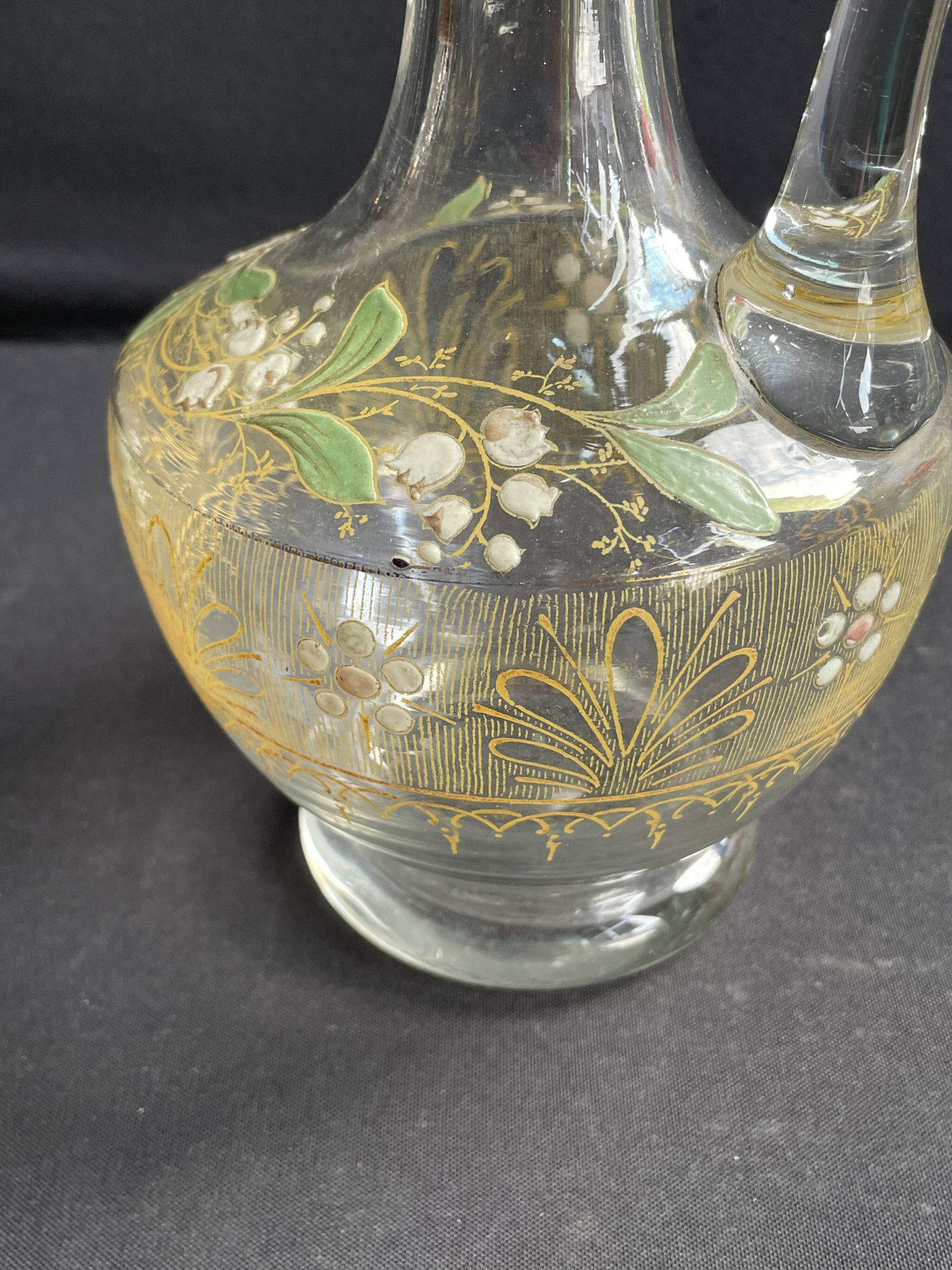 3343 - 3344 – Enamelled jug attributed to FT Legras End of 19th century