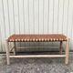 Berbere camel leather bench