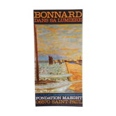Pierre bonnard, "bonnard dans sa lumière", fondation maeght, 1975, exhibition poster