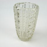 Old glass vase, Czechoslovakia