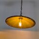 80's Concept Glass Italian Pendant Lights, Vintage Design Pair