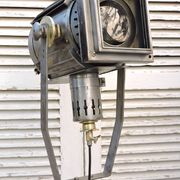 Cinema projector, Clémançon theater on its original foot.