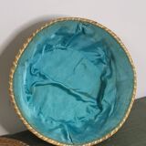 Round straw basket