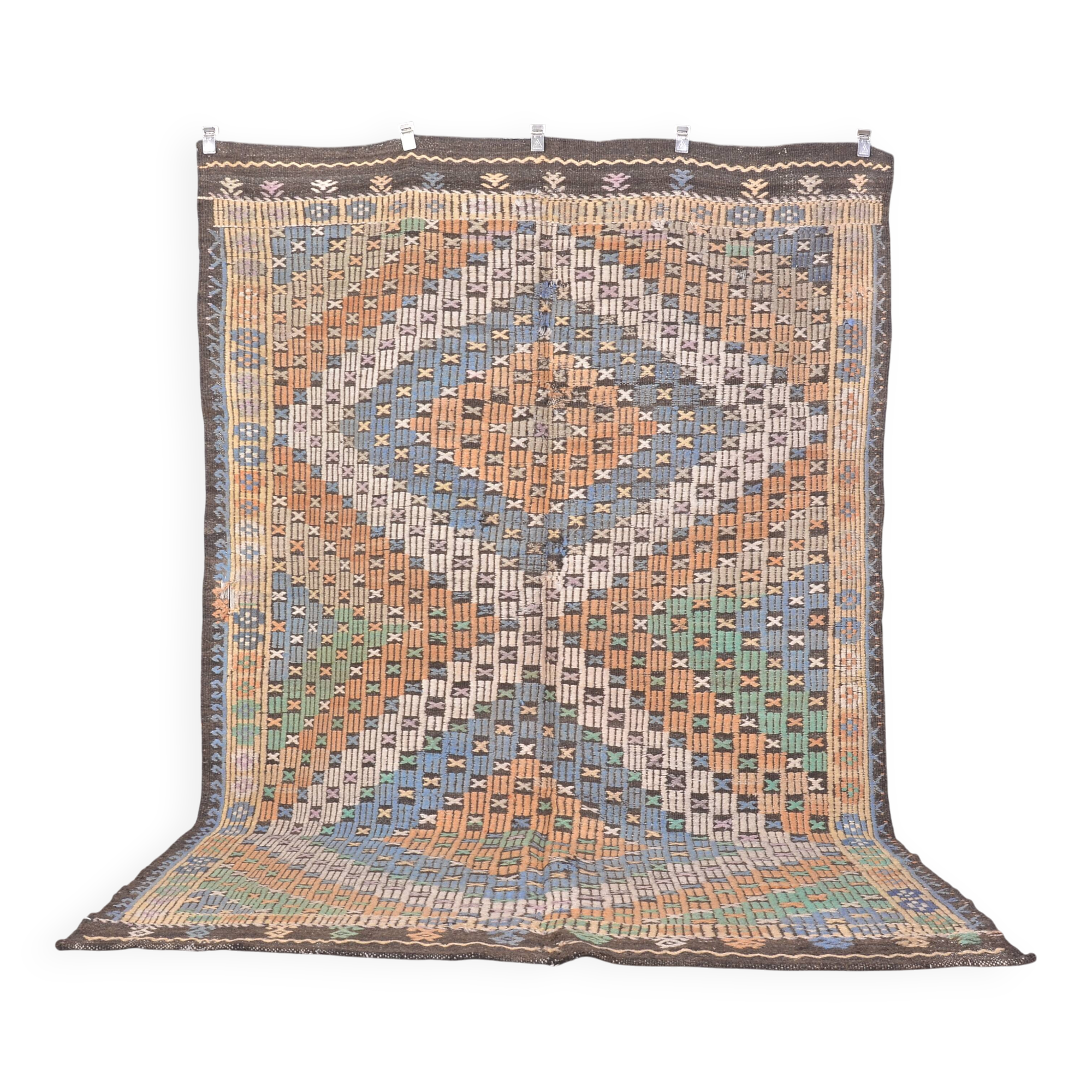 Anatolian Vintage Oushak Kilim sku1864
