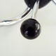 Coat rack, vintage wall pad Sputnik Atomium year 70, , Osvaldo Borsani. Space Age