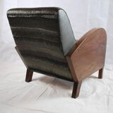 Chair & table low mid-century custom