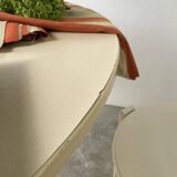 Tecno Nomos Round Table Brushed Metal