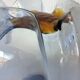 Lampe Vintage 1970 Globe Murano Space Age Italy