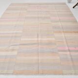 8x10 Salmon & Blue Soft Vintage Rug, 229x311Cm SK33342