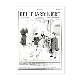 Affiche vintage années 30 Belle Jardiniere 30x40cm