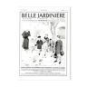 Affiche vintage années 30 Belle Jardiniere 30x40cm