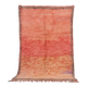 Peach Vintage Moroccan Rug 160 x 260 cm - Berber Wool Rug - Handmade Rug