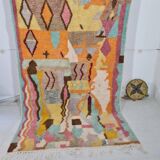 Berber bohemian handmade wool rug 250 X 150 CM