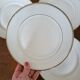 6 Flat Plates CNP Luxury Porcelain