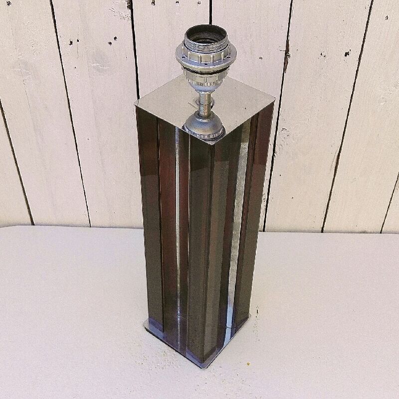 70's design plexiglass lamp foot