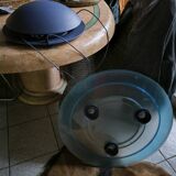Luminaire suspension Aurora blue Arteluce1982