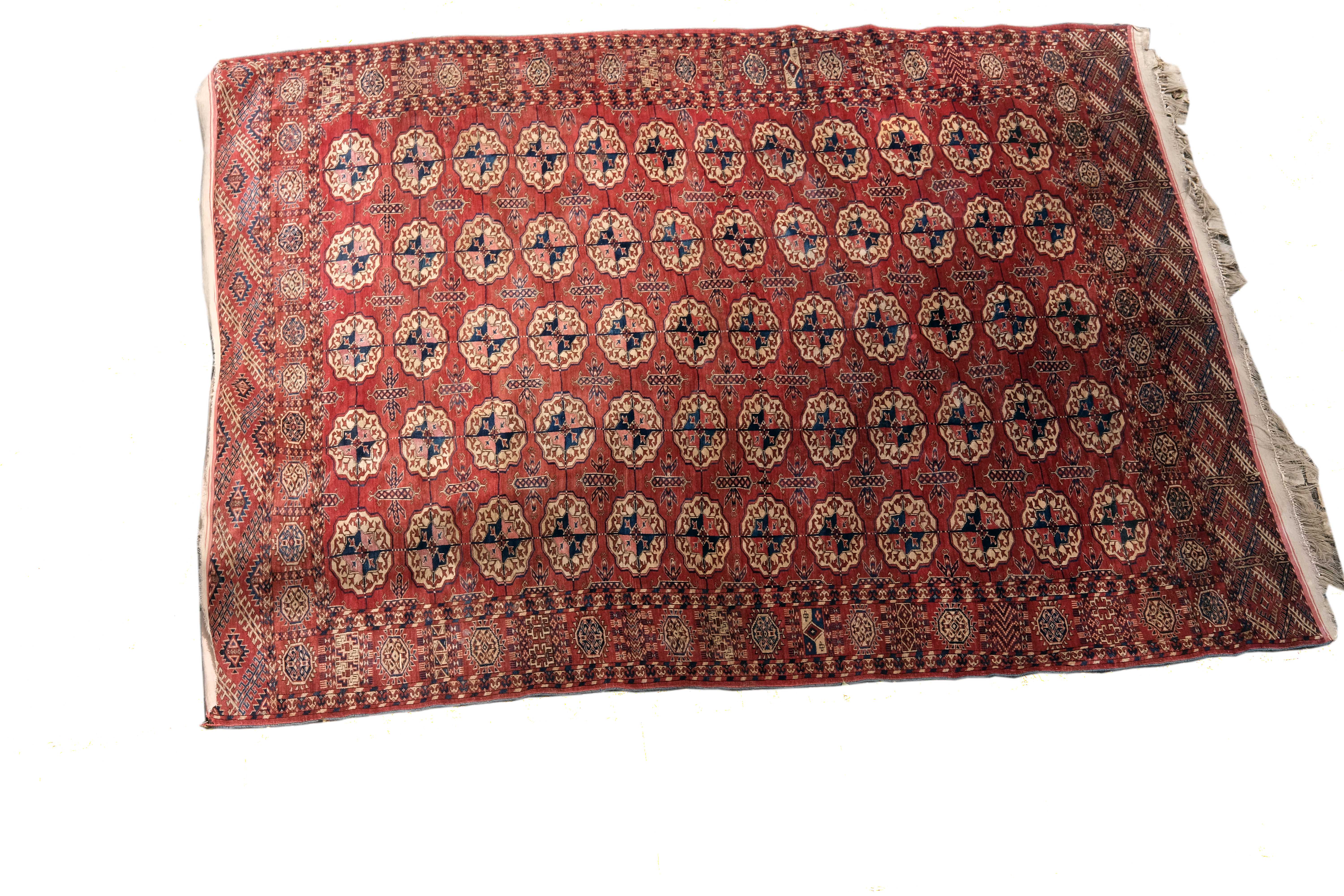Antique "Bukhara" Carpet, Turkmenistan circa 1900's