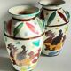 Vases vintage italy motif dragon