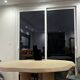 Waxed concrete dining table