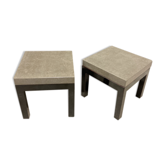 Set of two side tables