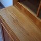 60's glass bookcase