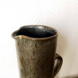 Vintage 1950s enamelled stoneware jug
